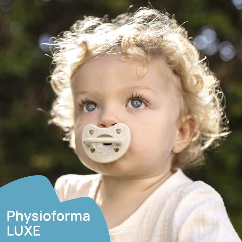 Chicco Physioforma Crystal Soft Silicone Soother 2-6m (2 pcs), Transparent - Image 2